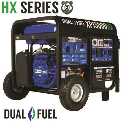 Photo 1 of 13000/10500-Watt Dual Fuel Electric Start Gasoline/Propane Portable Home Power Back Up Generator with CO Alert Shutdown---oil residue on product. unable to test funcitonality. 