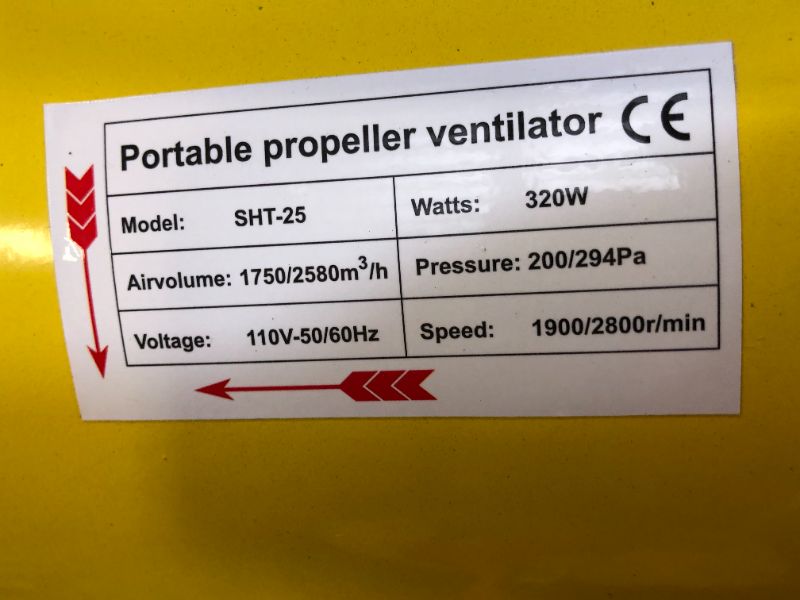 Photo 9 of 12'' Extractor Fan Blower 2 Speed 5m Duct Hose Chemical Low Noise Ventilation
