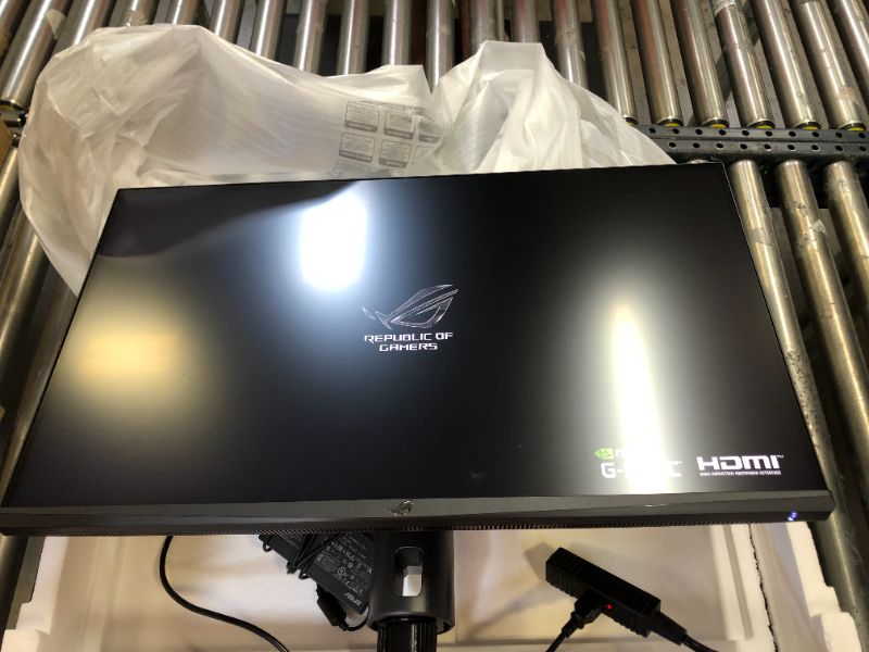 Photo 2 of ASUS ROG Swift PG329Q 32” Gaming Monitor, 1440P WQHD (2560x1440), Fast IPS, 175Hz (Supports 144Hz), 1ms, G-SYNC Compatible, Extreme Low Motion Blur Sync, Eye Care, HDMI DisplayPort USB, DisplayHDR 600
