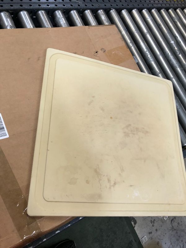 Photo 1 of 21 1/2 x 21 1/2 inch cutting board slightly warped 