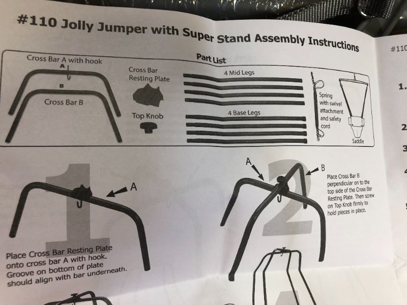 Photo 4 of Jolly Jumper - The Original Baby Exerciser with Super Stand for Active Babies that Love to Jump and Have Fun