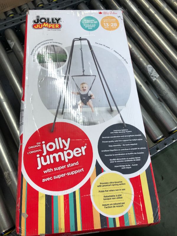 Photo 2 of Jolly Jumper - The Original Baby Exerciser with Super Stand for Active Babies that Love to Jump and Have Fun