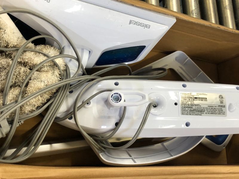 Photo 1 of Bissell Power Fresh Steam Mop with Natural Sanitization, Floor Steamer, Tile Cleaner, and Hard Wood Floor Cleaner with Flip-Down Easy Scrubber, 1940A
