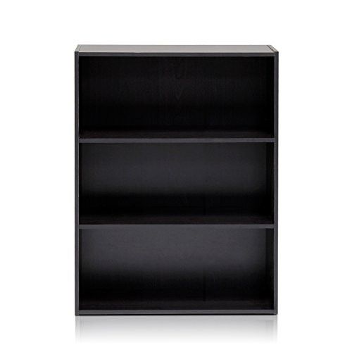 Photo 1 of Furinno 11208EX Pasir 3-Tier Open Shelf, Espresso
