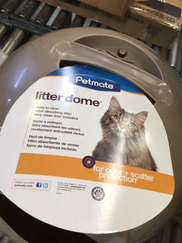 Photo 4 of Booda Dome Clean Step Cat Litter Box, Titanium