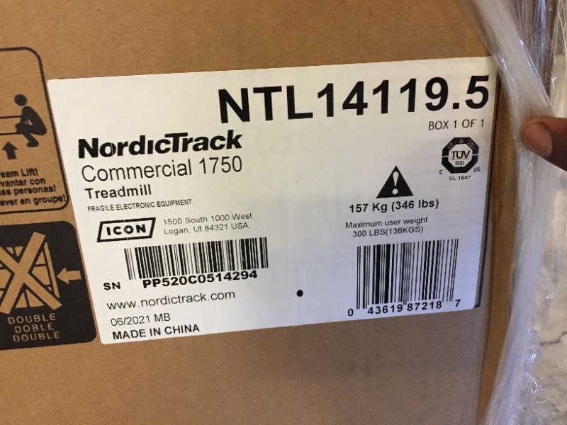 Photo 4 of NordicTrack Commercial Series---1750 Treadmill--?NTL14119