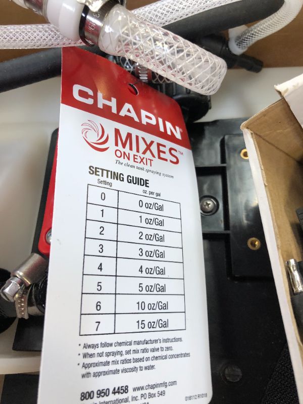 Photo 1 of Chapin 25 Gal. ATV Mixes on Exit Clean Tank Sprayer