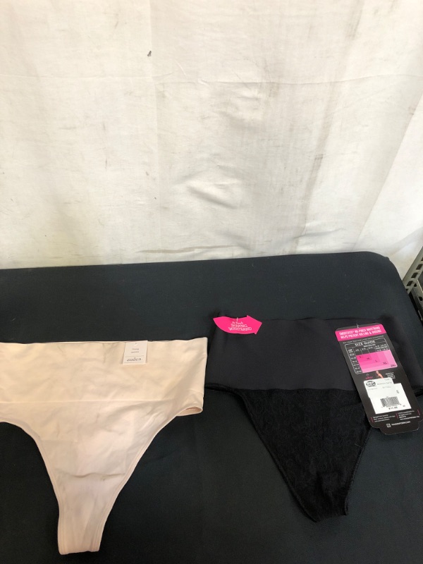 Photo 1 of WOMENS SHAPEWEAR THONGS, SIZE M, SIZE L 