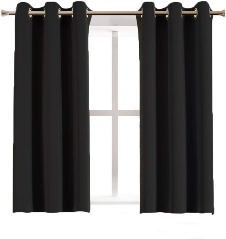 Photo 1 of  Blackout Curtain Panels for Bedroom Windows - Thermal Insulated Grommet Top Blackout Draperies and Drapes, 2 Panels 50"X 66" 
