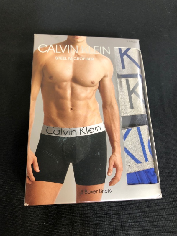 Photo 2 of Calvin Klein Men's Steel Micro 3-Pack Boxer Briefs
 SIZE M 