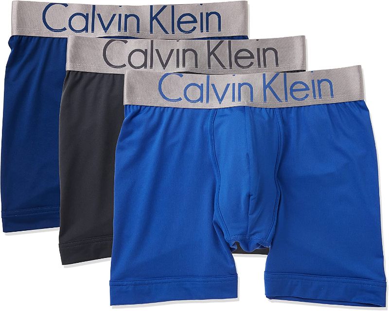 Photo 1 of Calvin Klein Men's Steel Micro 3-Pack Boxer Briefs
 SIZE M 