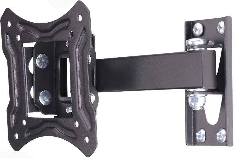 Photo 1 of Amazon Basics Single Arm Swivel and Tilt TV Wall Mount, fits TVs 13-23" up to 44lbs
