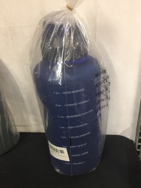 Photo 2 of 1 gallon water bottle (blue)
