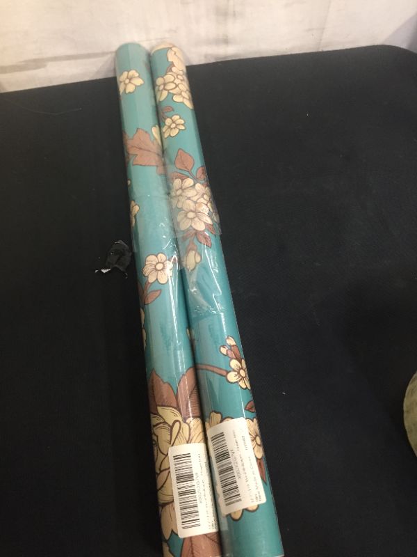 Photo 2 of 17.7"x118" Floral Wallpaper Blue Vintage Peony Peel and Stick Wallpaper Floral Contact Paper Self Adhesive Removable Wallpaper Decorative for Wall Covering Cabinets Shelf Drawer Liner Vinyl Film
2 pack 