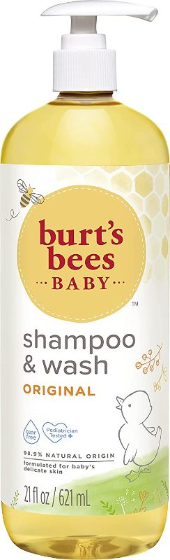 Photo 1 of Baby Shampoo & Wash, Burt's Bees Tear Free Soap, Natural Baby Care, Original, 21 Ounce (Packaging May Vary)
