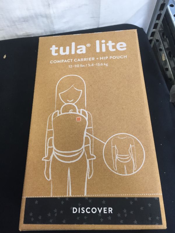 Photo 5 of Baby Tula Lite Compact Baby Carrier, Ultra Compact and Lightweight, Convenient Carry Pouch, Ergonomic and Multiple Positions for 12 – 30 pounds (Discover)
