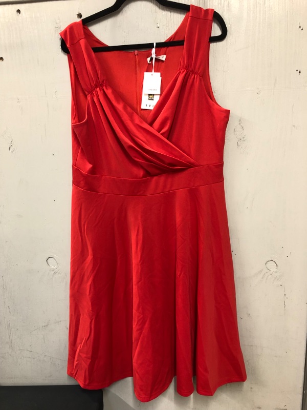 Photo 1 of WOPMENS RED DRESS 2XL