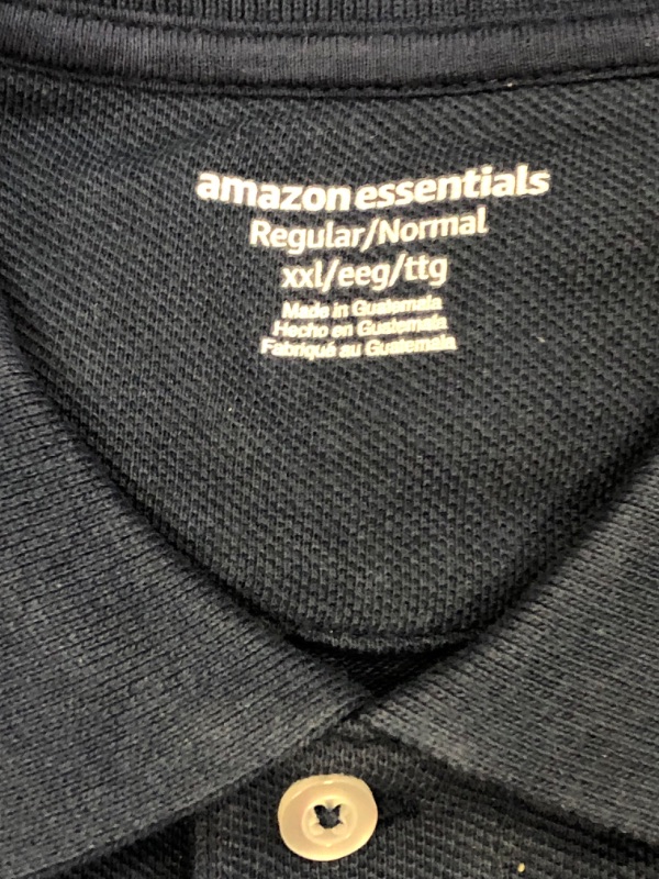 Photo 1 of Amazon Essentials Men's Regular-fit Cotton Pique Polo Shirt (Limited Edition Colors) XXL 
