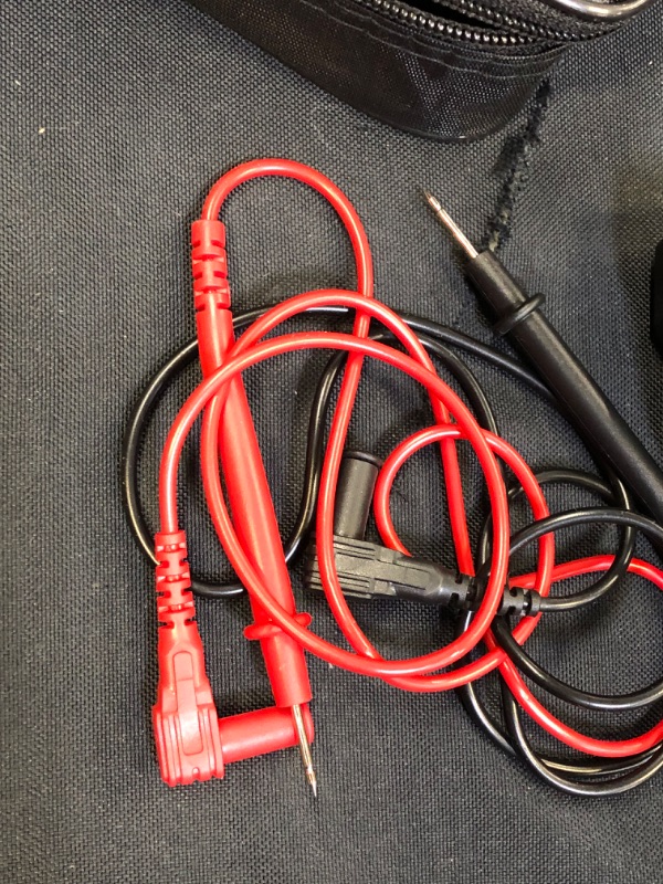 Photo 1 of KAIWEETS Digital Multimeter with Case, DC AC Voltmeter, Ohm Volt Amp Test Meter and Continuity Test Diode Voltage Tester for Household Outlet, Automotive Battery Test (Anti-Burn with Double Fuses)