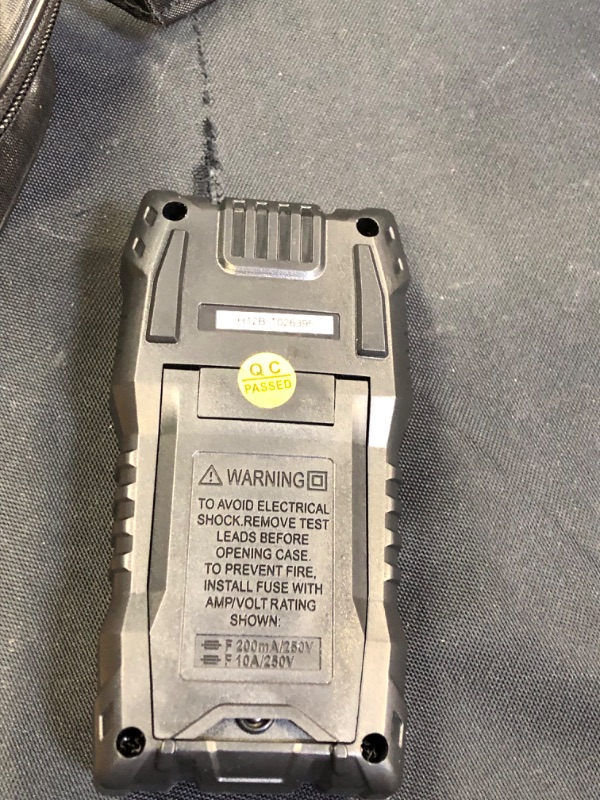 Photo 1 of KAIWEETS Digital Multimeter with Case, DC AC Voltmeter, Ohm Volt Amp Test Meter and Continuity Test Diode Voltage Tester for Household Outlet, Automotive Battery Test (Anti-Burn with Double Fuses)