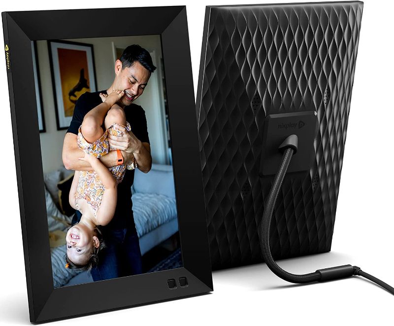 Photo 1 of Nixplay 10.1 inch Smart Digital Photo Frame with WiFi (W10F) - Black - Share Photos and Videos Instantly via Email or App PROPERLY FUNCTIONS 
