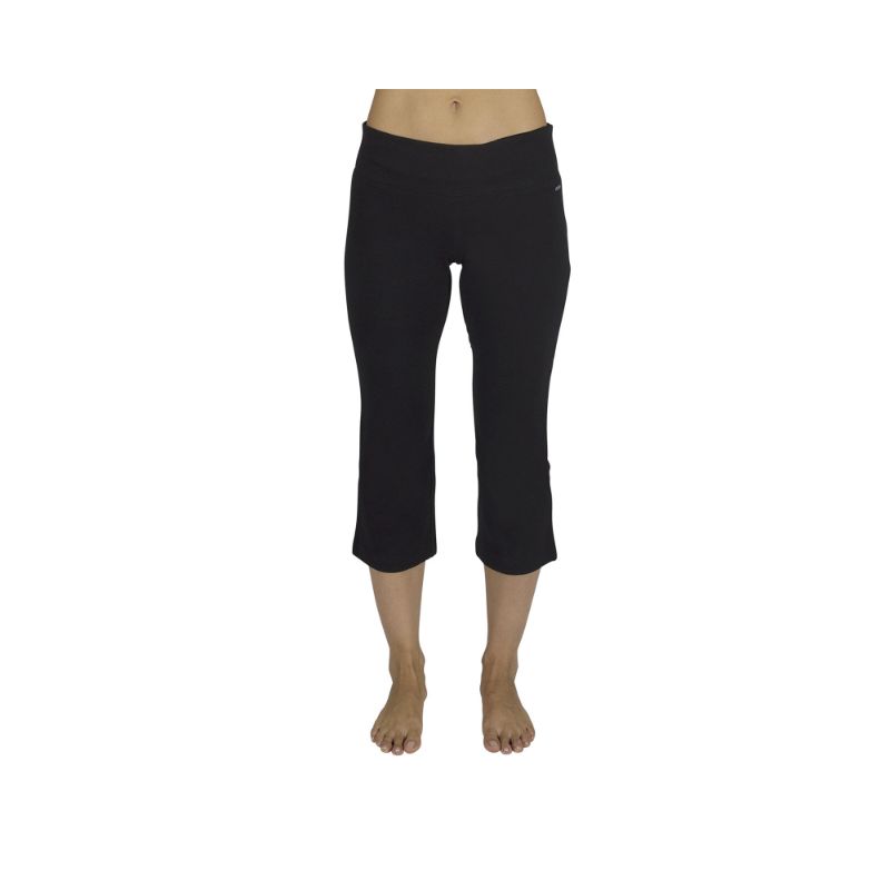 Photo 1 of Jockey Women S Slim Capri Flare Athletic Pant Deep Deep Black Size Large
 SIZE L 