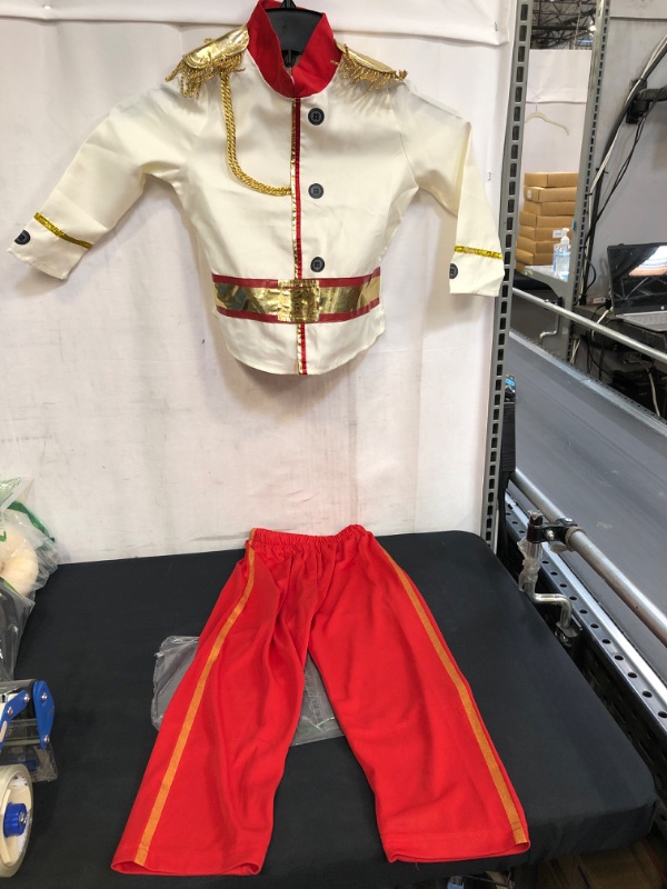 Photo 1 of BOYS SOLDIER/ PRINCE COSTUME , SIZE S 