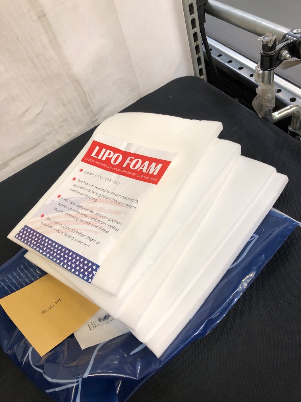 Photo 1 of 5 Pack Lipo Foam Pads for Post Surgery Ab Board Liposuction Surgery Flattening Abdominal Compression Garments Lipo Foam Sheets 8" x 11"
