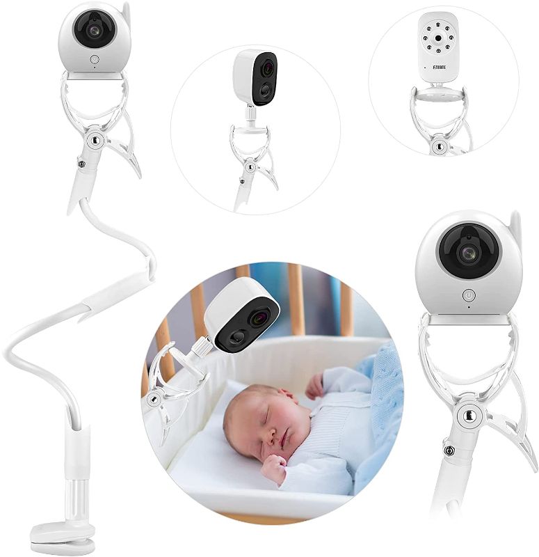 Photo 1 of Baby Monitor Holder, MYPIN Universal Flexible Baby Monitor Mount Baby Monitor Camera Indoor Cameras Monitor Stand(Baby Monitor not Included)
