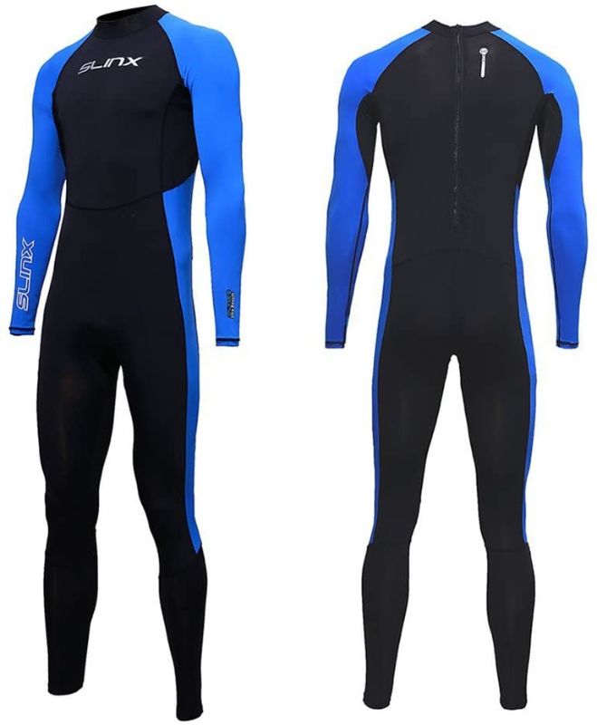 Photo 1 of Full Body Dive Wetsuit Sports Skins Rash Guard for Men Women, UV Protection Long Sleeve One Piece Swimwear for Snorkeling Surfing Scuba Diving Swimming Kayaking Sailing Canoeing
 SIZE 2XS MENS 