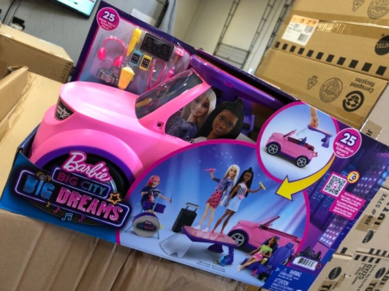 Photo 1 of Barbie: Big City, Big Dreams Transforming Vehicle Playset

