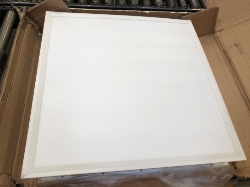 Photo 2 of AIJIA 2x2FT LED Flat Panel Light, Selectable CCT(3000/4000/5000K) Recessed Square Drop Ceiling Daylight, Dimmable 0-10V, 40W 4000LM Flat Backlit Troffer Fixture Commercial Dust Tight-ETL,DLC(4Pack)
