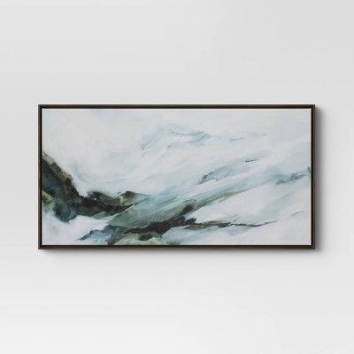 Photo 1 of 47" x 24" Abstract Mountain Framed Canvas - Project 62™

