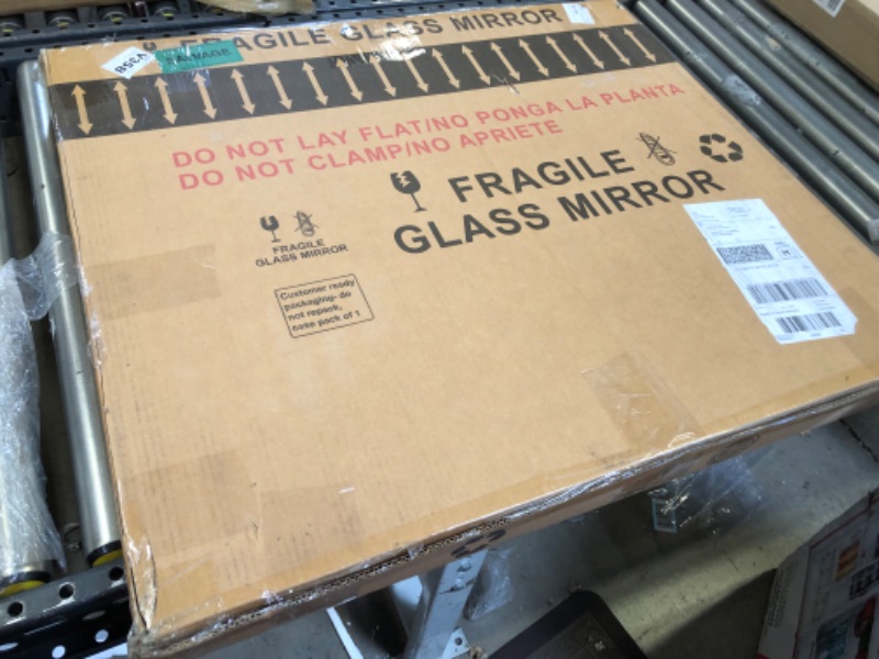 Photo 1 of 30" x 26" Metal Hexagon Mirror MDF Back - Project 62™

