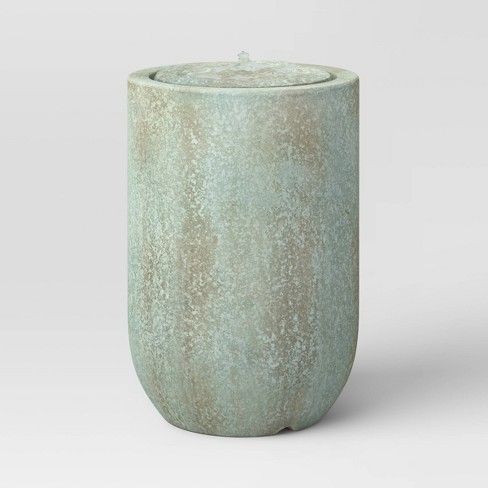Photo 1 of 16" Round Fountain Green Patina - Smith & Hawken™

