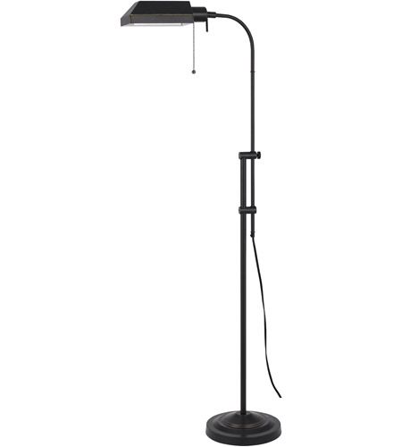 Photo 1 of Cal Lighting Dark Bronze Adjustable Pole Pharmacy Metal Floor Lamp
