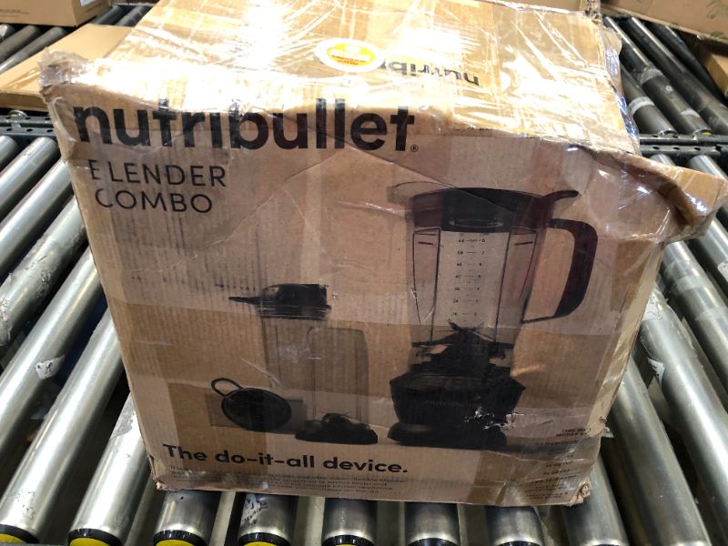 Photo 6 of NutriBullet ZNBF30500Z Blender Combo 1200 Watt, 1200W, Dark Gray
