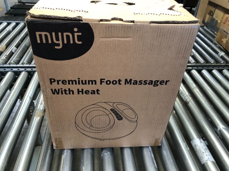 Photo 5 of Mynt Shiatsu Foot Massager Machine: Adjustable Heat, Intensity, Multi-Mode for Plantar Fasciitis Foot Pain Relief Home Use Improve Sleep Blood Circulation up to Men Size 13
