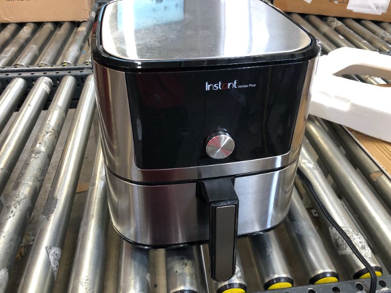 Photo 1 of Instant Vortex Plus 6-in-1 6QT Large Air Fryer Oven Combo (Free App With 90 Recipes), Customizable Smart Cooking Programs, Nonstick and Dishwasher-Safe Basket, Stainless Steel
