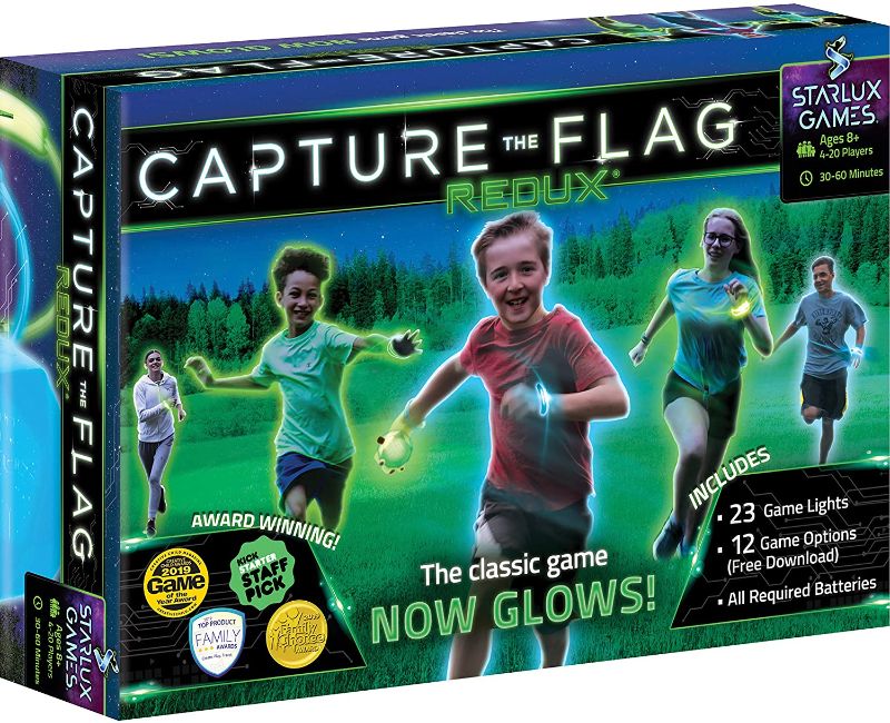 Photo 1 of Capture The Flag Redux: The Original Glow-in-The-Dark Outdoor Game for Birthday Parties, Youth Groups and Team Building - a Unique Gift for Teen Boys & Girls
