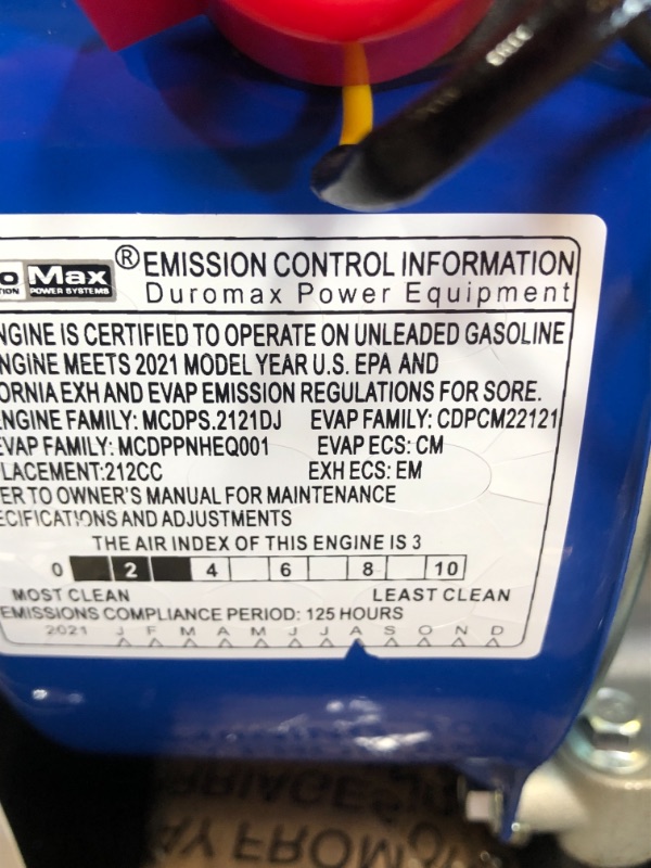 Photo 5 of DuroMax XP652WP 208cc 158-Gpm 3600-Rpm 2-Inch Gasoline Engine Portable Water Pump, 50 State Approved, XP652WP, Blue
