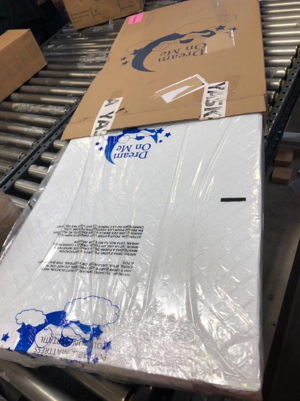 Photo 1 of Dream On Me Holly 3” Fiber Portable/Mini Crib Mattress I Waterproof I Green Guard Gold Certified | Dual-Sided Mattress I Vinyl Cover I Mini Crib Mattress

