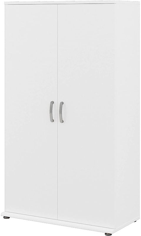Photo 1 of Bush Business Furniture Universal Tall Storage Cabinet with Doors and Shelves, White
Size: 17.2"D x 35.71"W x 61.81"H
Box 2 of 2