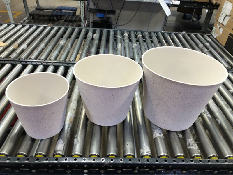 Photo 1 of 3PC SET POTTERS FOR PLANTS