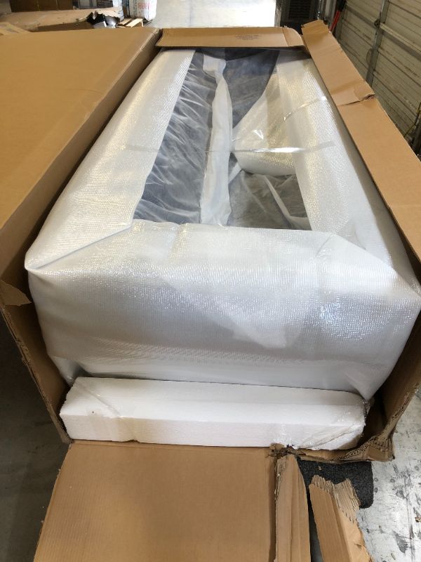 Photo 1 of Amazon Brand – Stone & Beam Bradbury Chesterfield Tufted Sofa Couch, 92.9"W, Navy
FACTORY SEALED / BRAND NEW / HARDWARE UNDER COUCH 