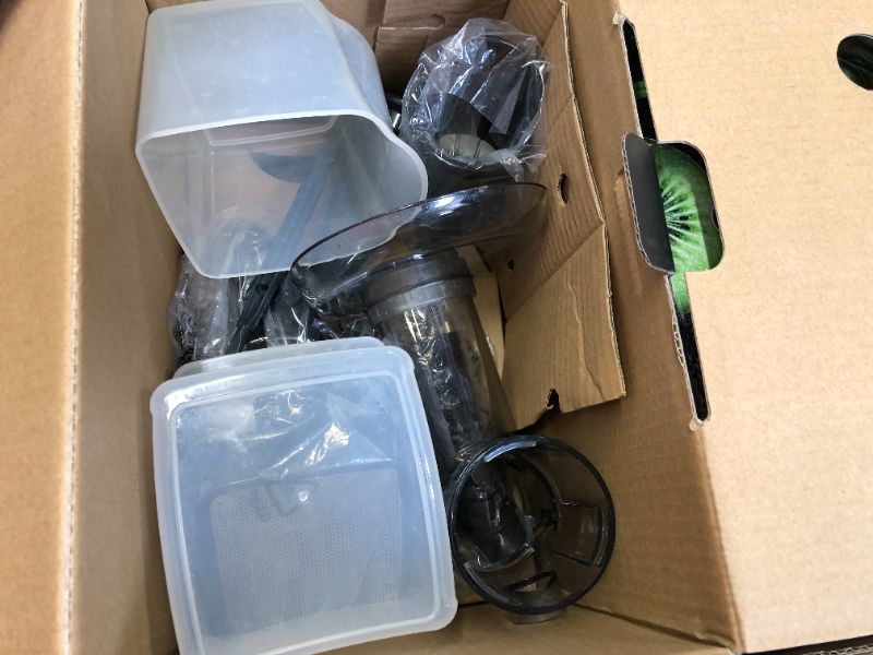 Photo 1 of Omega Juicer NC1000HDS Juice Extractor and Nutrition System Slow Masticating BPA-FREE with Quiet Motor and Reverse Easy to Clean, 200-Watt, Silver
