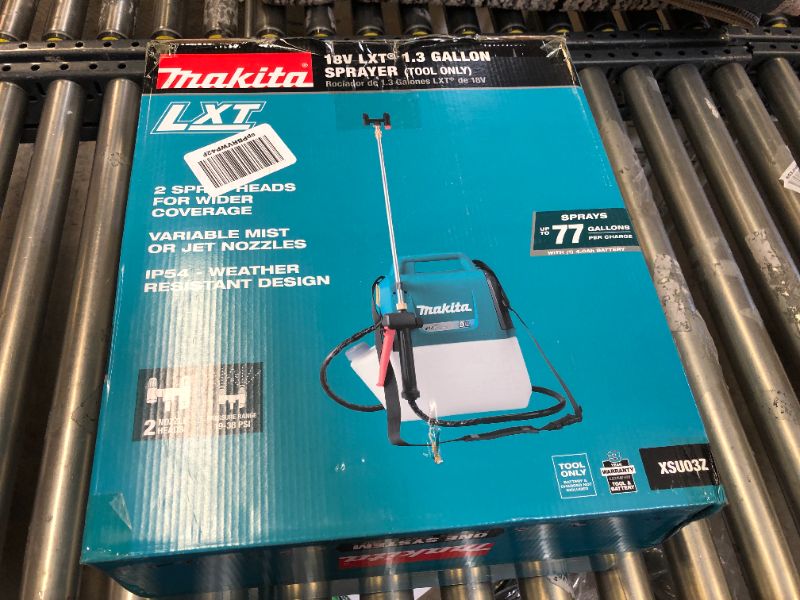 Photo 7 of Makita XSU03Z 18V LXT® Lithium-Ion Cordless 1.3 Gallon Sprayer, Tool Only
