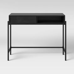 Photo 1 of Clarence Desk with Sliding Storage Black - Project 62
