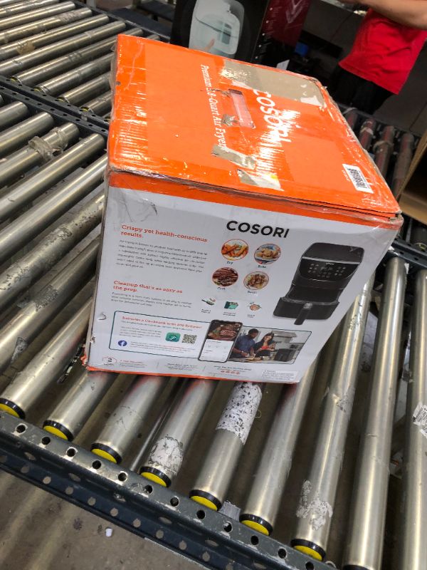 Photo 1 of COSORI Air Fryer Oven Combo 5.8QT Max Xl Large Cooker (Cookbook with 100 Recipes), One-Touch Screen with 11 Precise Presets and Shake Reminder, Nonstick and Dishwasher-Safe Square Design Basket, Black
