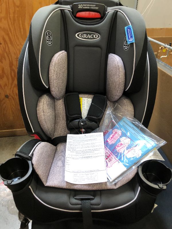 Photo 2 of Graco SlimFit 3 in 1 Car Seat -Slim & Comfy Design Saves Space in Your Back Seat, Darcie, One Size
